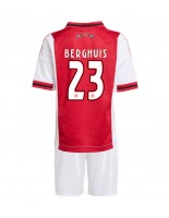 Ajax Steven Berghuis #23 Hjemmedraktsett Barn 2025-26 Korte ermer (+ bukser)